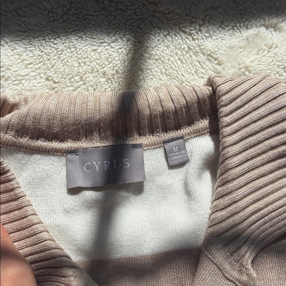 CYRUS Striped Polo Sweater – Size M | Preppy Casual - Picture 4 of 6